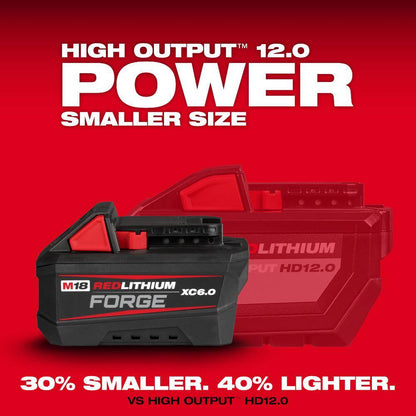 M18 Fuel 18V Lithium-Ion Brushless Cordless 4-1/2 in. /5 in. Grinder with Paddle Switch Kit with FORGE 6.0Ah Battery