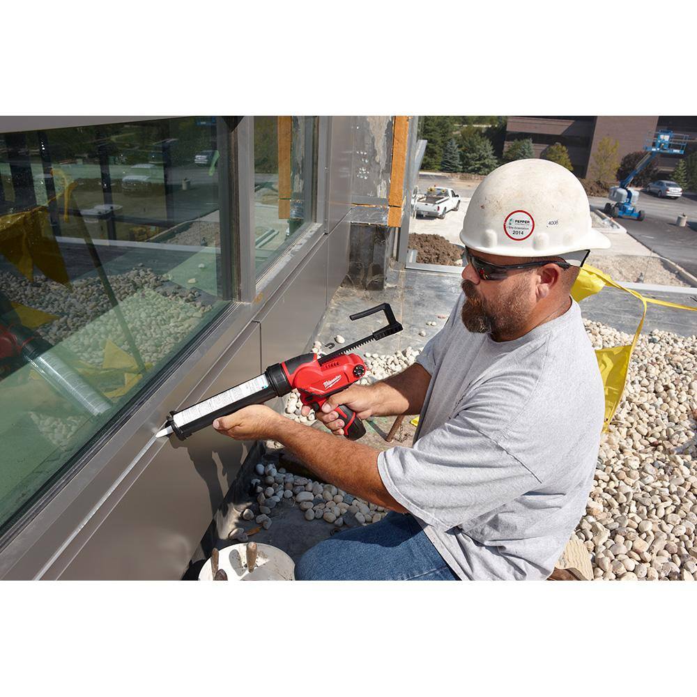 M12 12V Lithium-Ion Cordless 10 oz. Adhesive and Caulk Gun (Tool-Only)