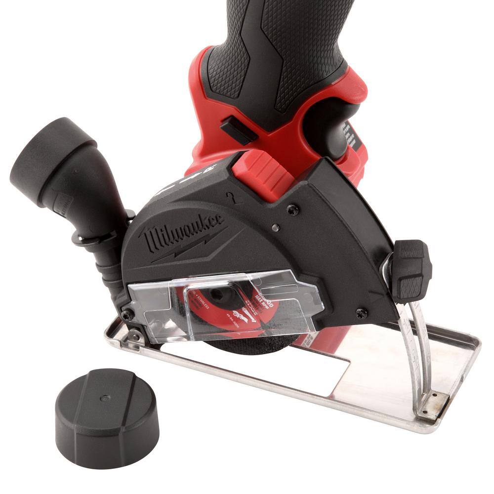 M12 FUEL 12V 3 in. Lithium-Ion Brushless Cordless Cut Off Saw Kit with One 4.0 Ah Battery Charger and Bag