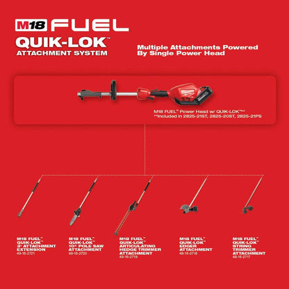 M18 FUEL 10 in. 18V Lithium-Ion Brushless Cordless Pole Saw Kit with 8.0 Ah Battery and 10 in. Saw Chain