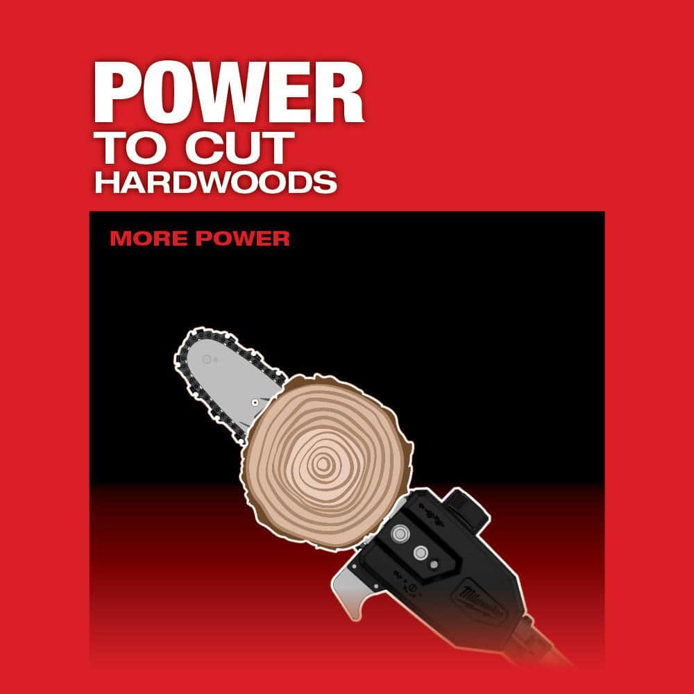 M18 FUEL 10 in. 18V Lithium-Ion Brushless Cordless Pole Saw Kit with 8.0 Ah Battery and 10 in. Saw Chain