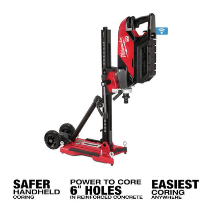 MX FUEL Lithium-Ion Cordless Handheld Core Drill Kit with Stand, 2 Batteries and Charger