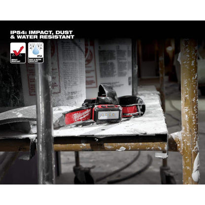 600 Lumens LED REDLITHIUM USB Low-Profile Hard Hat Headlamp