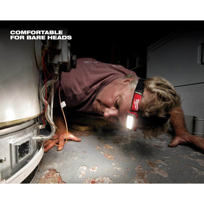 600 Lumens LED REDLITHIUM USB Low-Profile Hard Hat Headlamp