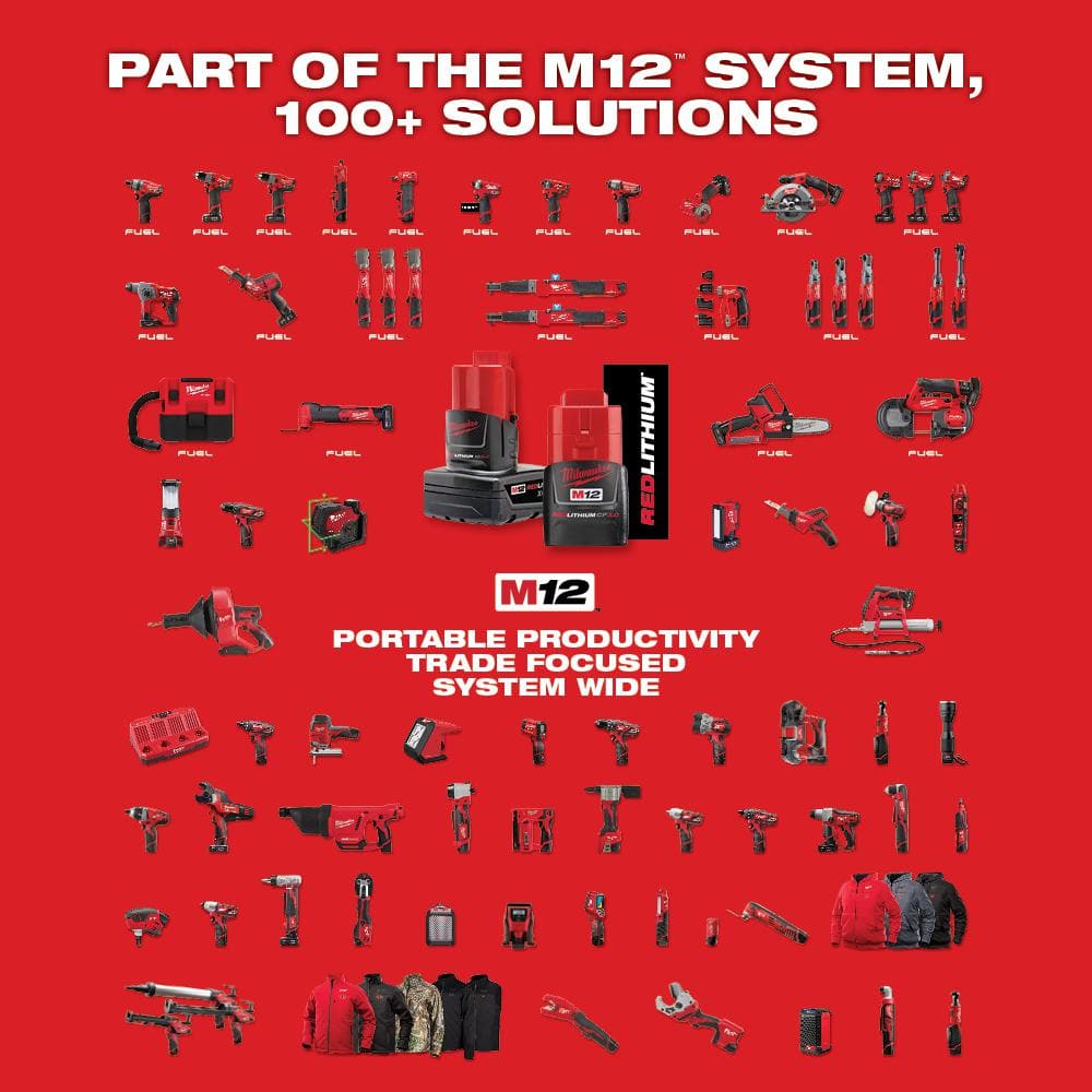 M12 FUEL 12V Lithium-Ion Brushless Cordless Stubby 3/8 in. Impact Wrench (Tool-Only)