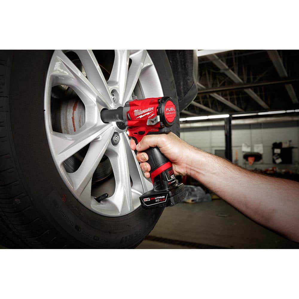 M12 FUEL 12V Lithium-Ion Brushless Cordless Stubby 1/2 in. Impact Wrench (Tool-Only)