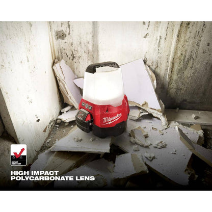 M18 18-Volt 2200 Lumens Cordless Radius LED Compact Site Light with Flood Mode (Tool-Only)