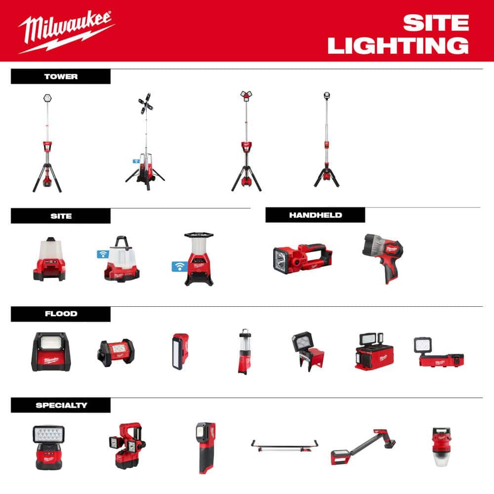 M18 18-Volt 1250 Lumens Lithium-Ion Cordless Search Light (Tool-Only)
