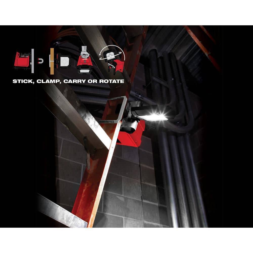 M18 18-Volt 1500 Lumens Lithium-Ion Cordless Rover LED Mounting Flood Light (Tool-Only)