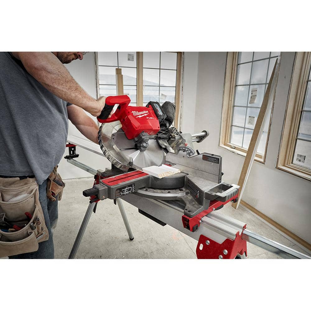 M18 FUEL 18V Lithium-Ion Brushless Cordless 12 in. Dual Bevel Sliding Compound Miter Saw Kit with One 12.0Ah Battery