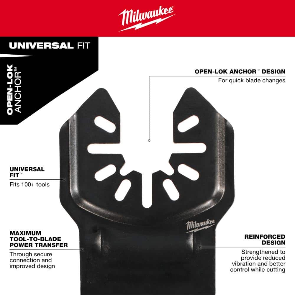 1-3/8 in. Carbide Universal Fit Extreme Metal Cutting Multi-Tool Oscillating Blade (2-Pack)