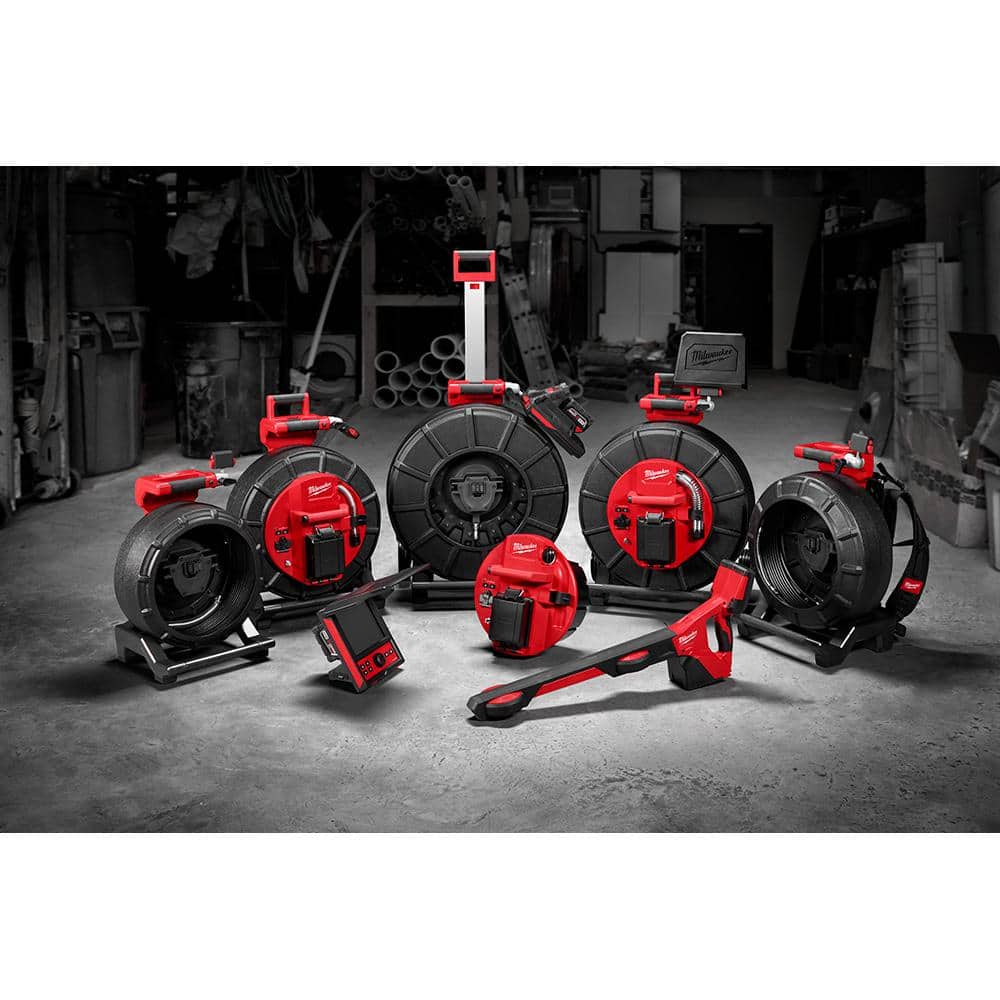 M18 18-Volt Lithium-Ion Cordless 120 ft. Pipeline Inspection System Image Reel Kit with Batteries and Charger