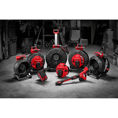 M18 18-Volt Lithium-Ion Cordless 120 ft. Pipeline Inspection System Image Reel Kit with Batteries and Charger