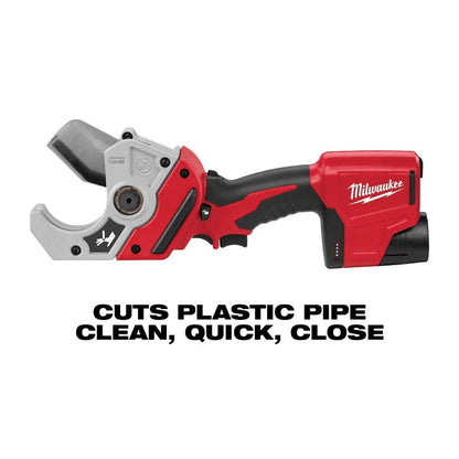 M12 12V Lithium-Ion Cordless PVC Pipe Shear (Tool-Only)