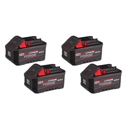 M18 18V 6.0 Ah Lithium-Ion REDLITHIUM FORGE Battery (4-Pack)