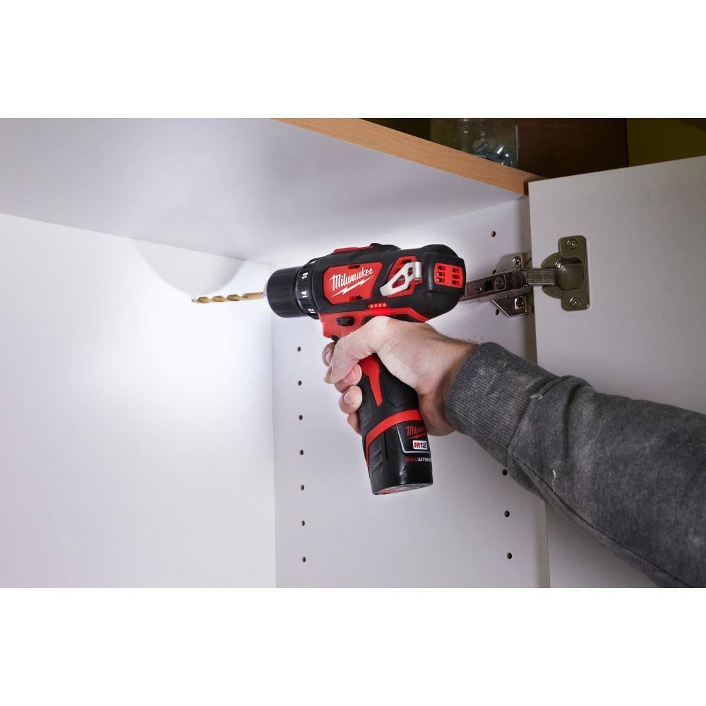 M12 12-Volt Lithium-Ion Cordless 5-Tool Combo Kit w/SHOCKWAVE Impact Duty Alloy Steel Screw Driver Bit Set (25-Piece)