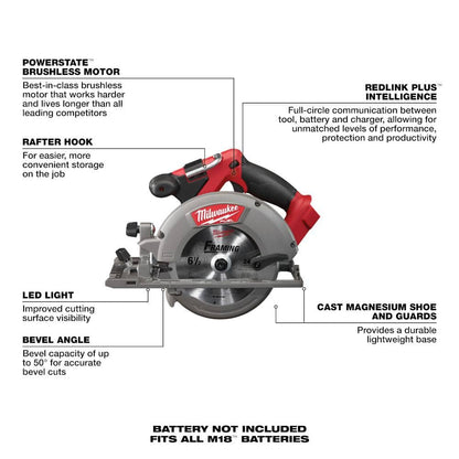 M18 FUEL 18V Lithium-Ion Brushless Cordless Combo Kit (5-Tool) with Two 5.0 Ah Batteries, 1 Charger 1 Tool Bag