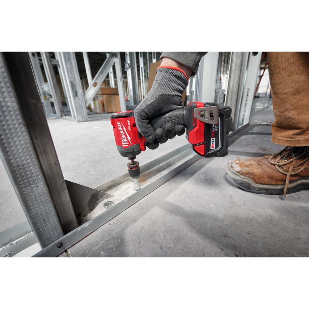 M18 FUEL 18V Lithium-Ion Brushless Cordless Combo Kit with (2) 1/2 in. Impact Wrenches w/Friction Ring (9-Tool)