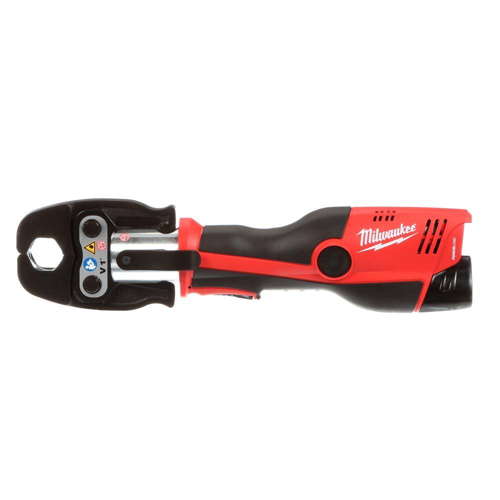 M12 12-Volt Lithium-Ion Force Logic Cordless Press Tool Kit with M12 Copper Tubing Cutter (3 Jaws Included)
