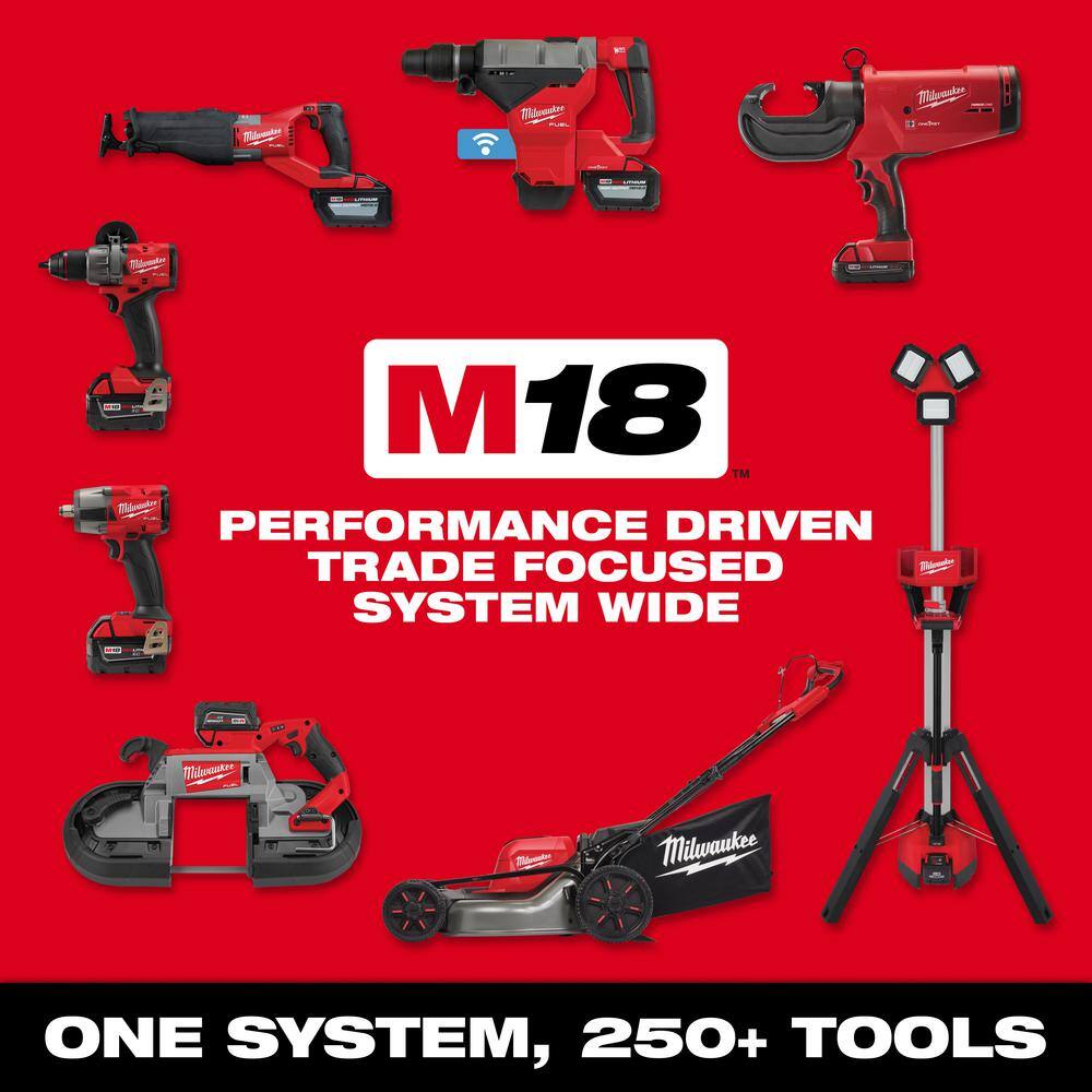 M18 FUEL GEN II 18-Volt Lithium-Ion Brushless Cordless 1/2 in. Hole Hawg Right Angle Drill with M18 FUEL Hackzall