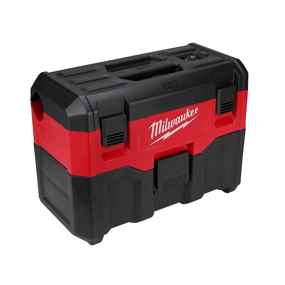 M18 18-Volt 2 Gal. Lithium-Ion Cordless Wet/Dry Vacuum w/One 5.0 Ah and One 2.0 Ah Battery and Charger